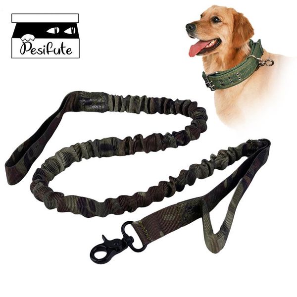 dog collars & leashes military outdoor tactical bungee leash elastic nylon rope dual handle and metal buckle equipment
dog collars & leashes military outdoor tactical bungee leash elastic nylon rope dual handle and metal buckle equipment