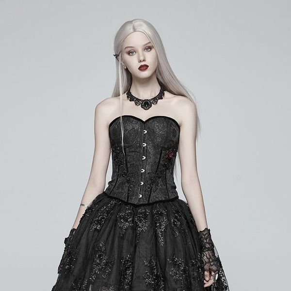 women's tanks & camis punk rave gothic jacquard corset dress gorgeous slim fit party club evening dinner sleeveless, White
women's tanks & camis punk rave gothic jacquard corset dress gorgeous slim fit party club evening dinner sleeveless, White