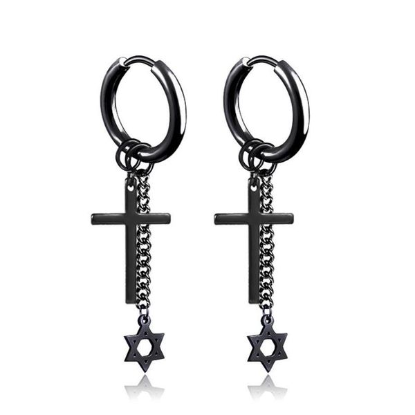 dangle & chandelier onevan charm hip hop rock cross star long chain earrings for men women party titanium steel non perforated earring jewel, Silver
dangle & chandelier onevan charm hip hop rock cross star long chain earrings for men women party titanium steel non perforated earring jewel, Silver