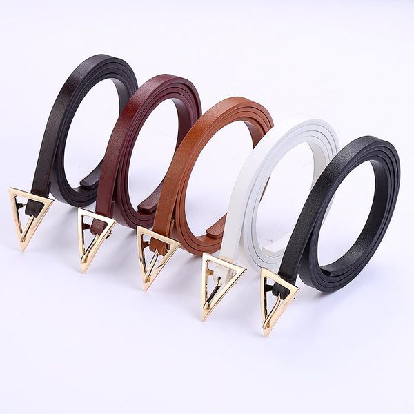 belts 5pcs triangle buckle high-quality pu ladies belt fashion all-match decorative trousers casual trend, Black;brown
belts 5pcs triangle buckle high-quality pu ladies belt fashion all-match decorative trousers casual trend, Black;brown