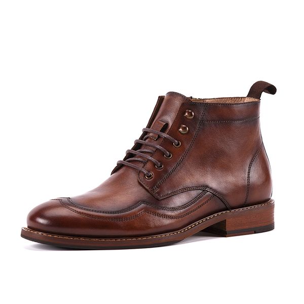 Quality Genuine Leather Zip Men Boots Fashion Casual Ankle Boots Riding Outdoor Working Lace Up Martins Boots Shoe, Black
Quality Genuine Leather Zip Men Boots Fashion Casual Ankle Boots Riding Outdoor Working Lace Up Martins Boots Shoe, Black