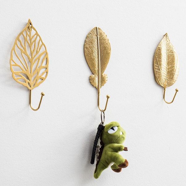 art leaf shape hook creatives golden coat storage rack wall decorative for home living room hk3 hooks & rails
art leaf shape hook creatives golden coat storage rack wall decorative for home living room hk3 hooks & rails