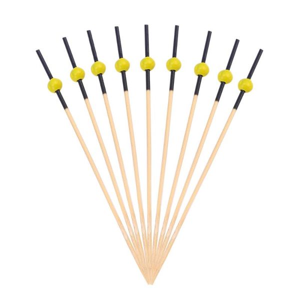 forks 100 pcs 12 cocktail picks creative round beads appetizer fruit toothpicks party supplies (black stick yellow b
forks 100 pcs 12 cocktail picks creative round beads appetizer fruit toothpicks party supplies (black stick yellow b