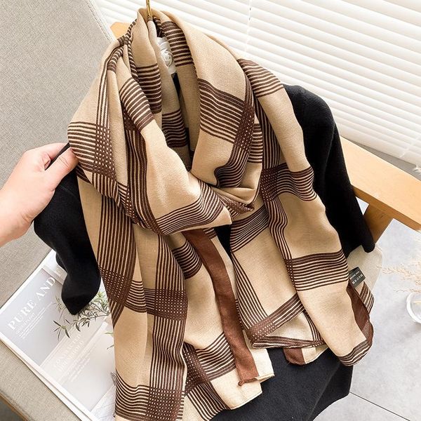 scarves luxury women 2021 brand designer cotton hijab winter warm foulard female bandana long large shawls wraps pashmina, Blue;gray
scarves luxury women 2021 brand designer cotton hijab winter warm foulard female bandana long large shawls wraps pashmina, Blue;gray