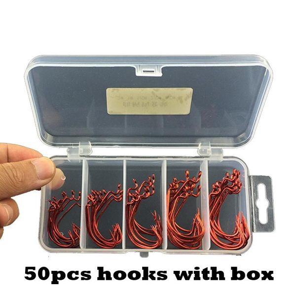 50pcs/set high carbon steel fishing hooks carp crank hook barbed set accessories tackle fish
50pcs/set high carbon steel fishing hooks carp crank hook barbed set accessories tackle fish
