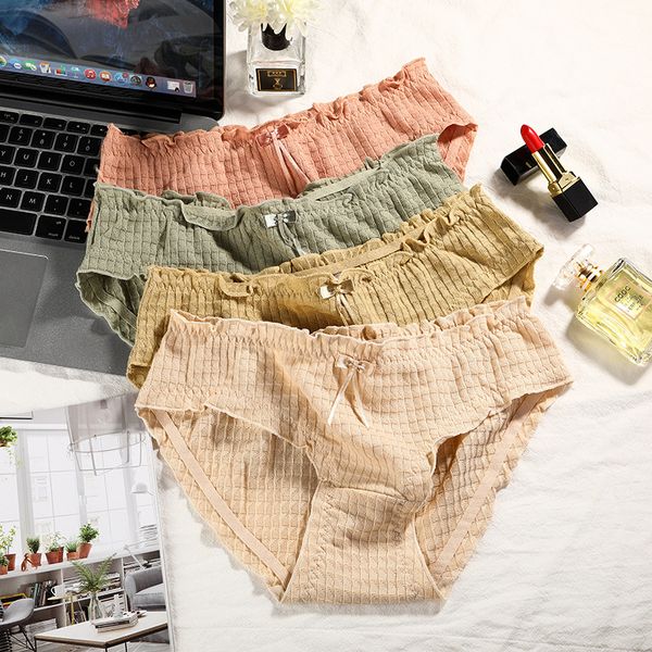 pure cotton crotch girl lovely low waist briefs breathable plaid women's underwear, Black;white
pure cotton crotch girl lovely low waist briefs breathable plaid women's underwear, Black;white