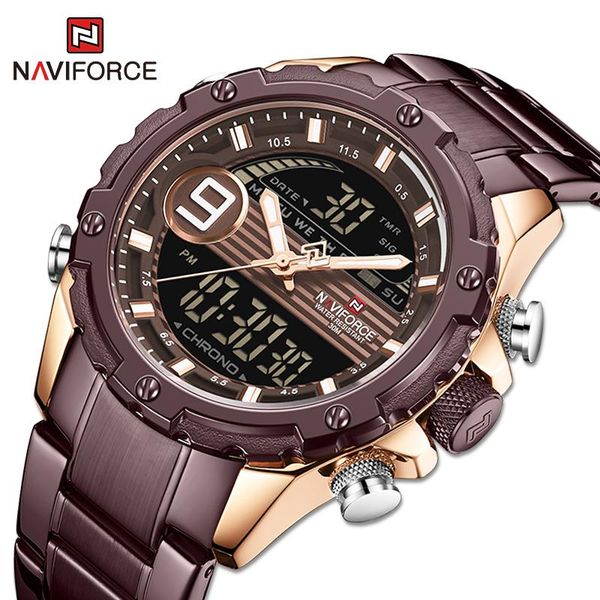 Sport Watches For Men Digital Dual Display Quartz Wristwatches Luxury Clock 30M Waterproof Watch Relogio Masculino, Slivery;brown
Sport Watches For Men Digital Dual Display Quartz Wristwatches Luxury Clock 30M Waterproof Watch Relogio Masculino, Slivery;brown