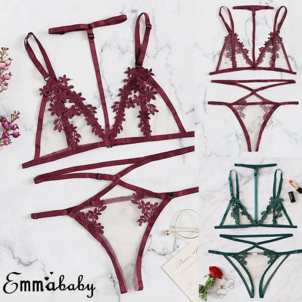 bras sets flower lingerie set hollow out women lace bra+g-string crotchless babydoll erotic underwear nightwear xl, Red;black
bras sets flower lingerie set hollow out women lace bra+g-string crotchless babydoll erotic underwear nightwear xl, Red;black
