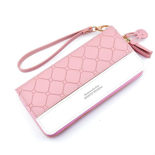wallets 2021 fashion long pu leather women wallet plaid tassel for woman purse clutch holder women's, Red;black
wallets 2021 fashion long pu leather women wallet plaid tassel for woman purse clutch holder women's, Red;black