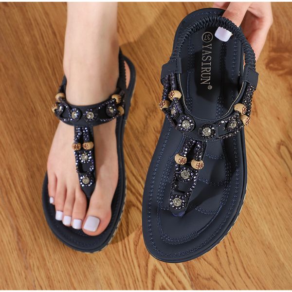 women sandals t-tied rhinestone bling ladies slip on elastic ankle strap female clip toe footwear platform woman flip flops 2021, Black
women sandals t-tied rhinestone bling ladies slip on elastic ankle strap female clip toe footwear platform woman flip flops 2021, Black