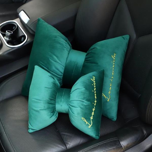 seat cushions fashion bowknot car backrest waist pillow headrest dutch velvet letter embroidered interior accessories decoration
seat cushions fashion bowknot car backrest waist pillow headrest dutch velvet letter embroidered interior accessories decoration