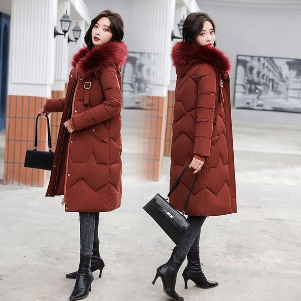 women's jackets down cotton padded clothes 200kg fat mm loose medium long thin jacket p 3m6a, Black;brown
women's jackets down cotton padded clothes 200kg fat mm loose medium long thin jacket p 3m6a, Black;brown