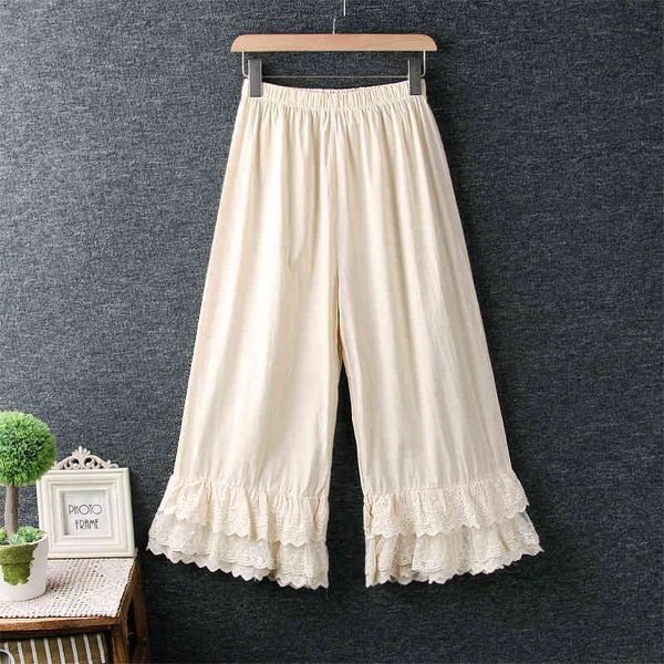 women's shorts summer june lace patchwork lacing wide leg pants vintage basic leggings 87t0, White;black
women's shorts summer june lace patchwork lacing wide leg pants vintage basic leggings 87t0, White;black