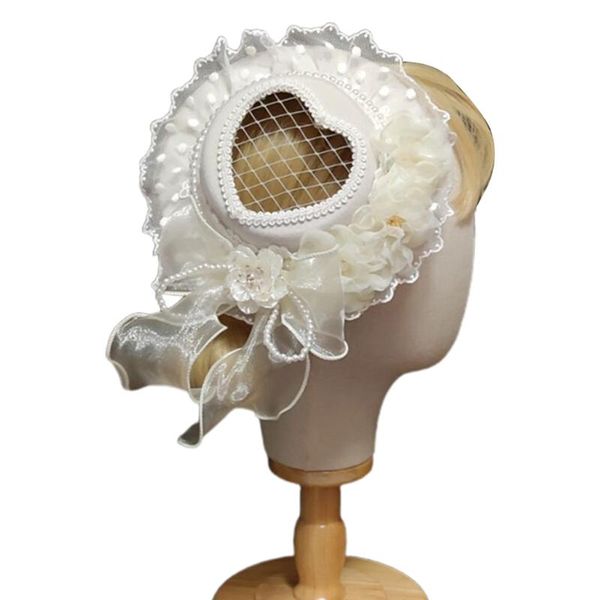 wide brim hats girls cosplay headdress hollow lace hat ribbon bows lolita bowknot headwear vintage royal style anime headpiece 7xec, Blue;gray
wide brim hats girls cosplay headdress hollow lace hat ribbon bows lolita bowknot headwear vintage royal style anime headpiece 7xec, Blue;gray