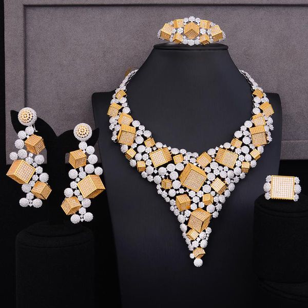 earrings & necklace larrauri luxury cubic zirconia grape african dubai bridal earring sets for women nigerian wedding jewelry, Silver
earrings & necklace larrauri luxury cubic zirconia grape african dubai bridal earring sets for women nigerian wedding jewelry, Silver
