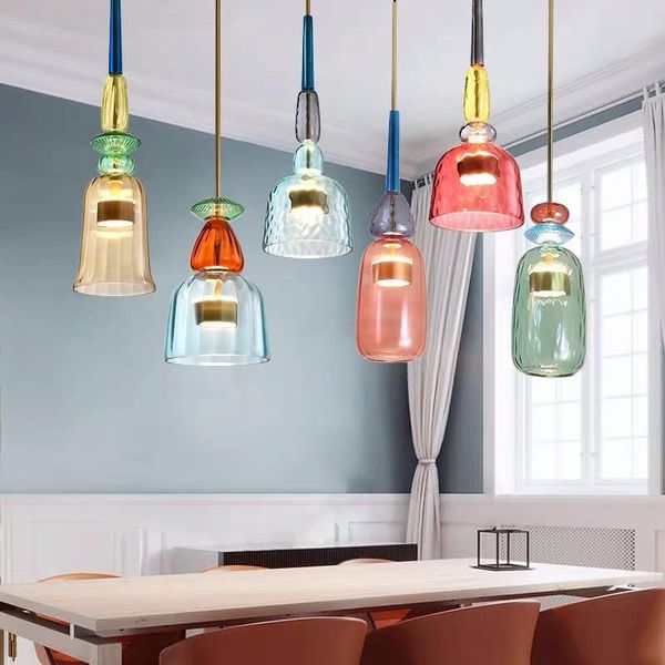 nordic modern pendant lights colorful candy bedroom children room glass hanging fixtures kitchen restaurant lamps
nordic modern pendant lights colorful candy bedroom children room glass hanging fixtures kitchen restaurant lamps