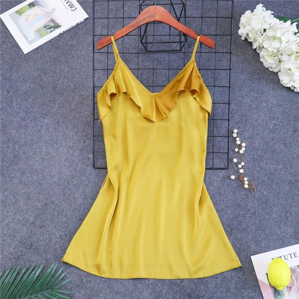 women's sleepwear deep v women ruffles sleepshirt sweet girl mini satin nightgown lingerie nightie dressing gown summer underwear, Black;red
women's sleepwear deep v women ruffles sleepshirt sweet girl mini satin nightgown lingerie nightie dressing gown summer underwear, Black;red