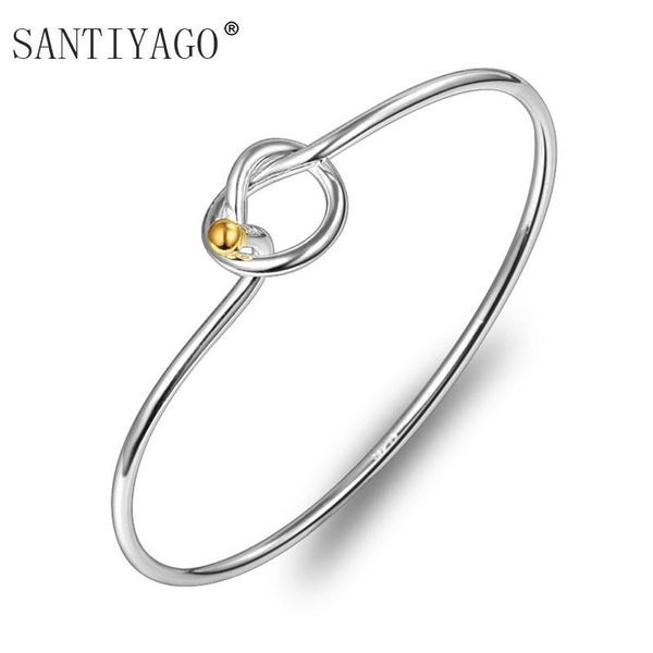 original design very simple about pure copper casting love knot open metal two-tones bangle bracelet, Black
original design very simple about pure copper casting love knot open metal two-tones bangle bracelet, Black