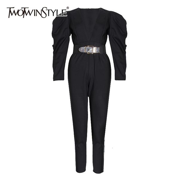 casual women's jumpsuits v neck puff long sleeve high waist with sashes pencil pants ruched jumpsuit for female 210521, Black;white
casual women's jumpsuits v neck puff long sleeve high waist with sashes pencil pants ruched jumpsuit for female 210521, Black;white