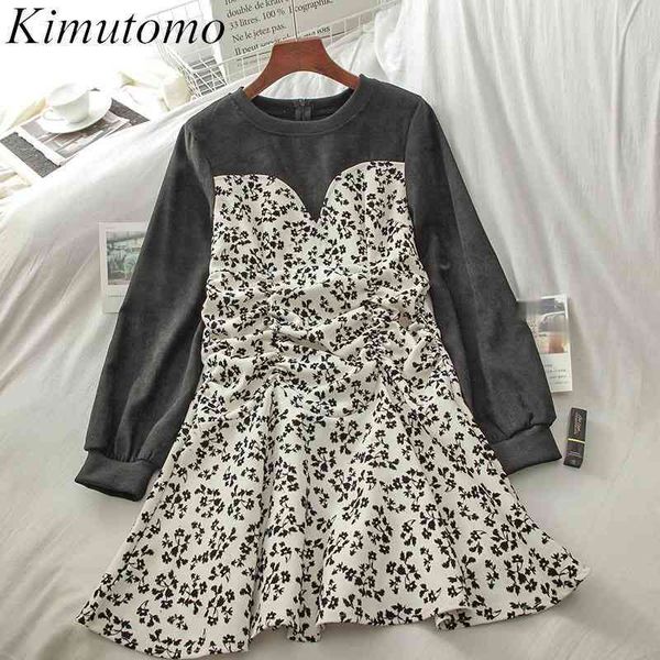 kimutomo women patchwork floral print dress elegant girls fake two piece long sleeve a line o-neck high waist vestido de mujer 210521, Black;gray
kimutomo women patchwork floral print dress elegant girls fake two piece long sleeve a line o-neck high waist vestido de mujer 210521, Black;gray