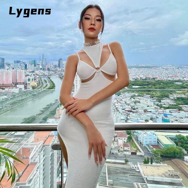 casual dresses lygens 2021 autumn ribbed knitted women sleeveless hollow out midi dress lace up side slit bodycon streetwear party club, Black;gray
casual dresses lygens 2021 autumn ribbed knitted women sleeveless hollow out midi dress lace up side slit bodycon streetwear party club, Black;gray
