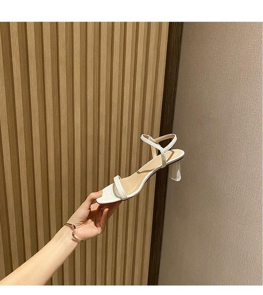 dress shoes summer crocodile pattern high heels open toe wild thick heel sandals women, Black
dress shoes summer crocodile pattern high heels open toe wild thick heel sandals women, Black