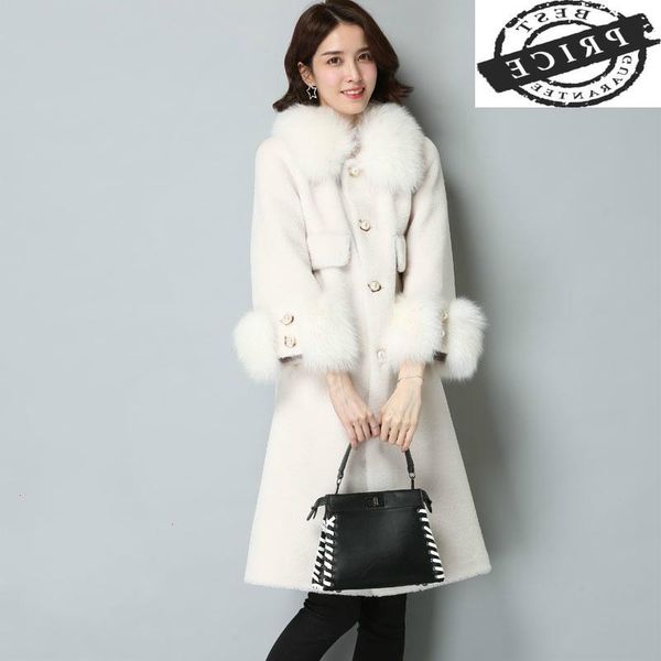 women's fur & faux women winter coats sheep shearing coat female natural wool jacket parka real collar autumn spring clothes lwl1366, Black
women's fur & faux women winter coats sheep shearing coat female natural wool jacket parka real collar autumn spring clothes lwl1366, Black