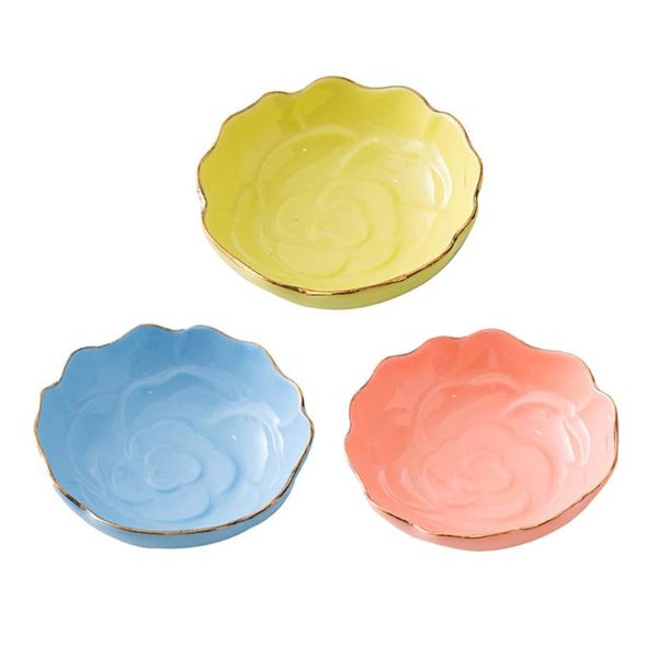 flatware sets 3 pcs creative relish plate practical seasoning dish condiment container