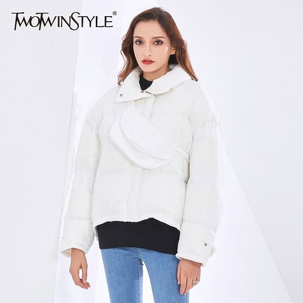 solid white cotton coat for women stand collar long sleeve patchwork pocket casual parkas female fashion clothing 210524, Black
solid white cotton coat for women stand collar long sleeve patchwork pocket casual parkas female fashion clothing 210524, Black