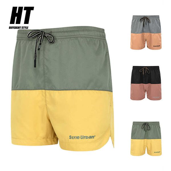 men's casual shorts splicing joggers short sweatpants drawstring summer gyms fitness short pants hip hop loose male beach shorts 210603, White;black
men's casual shorts splicing joggers short sweatpants drawstring summer gyms fitness short pants hip hop loose male beach shorts 210603, White;black
