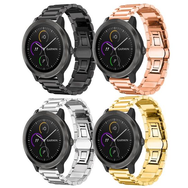 watch bands 20mm 22mm stainless steel band strap butterfly buckle for garmin vivoactive 3 music all model, Black;brown
watch bands 20mm 22mm stainless steel band strap butterfly buckle for garmin vivoactive 3 music all model, Black;brown