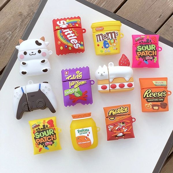 3d cartoon cake drink potato chips cow silicone case for apple airpods cover for earphone air pods 1 2 pro case wireless charging soft cover
3d cartoon cake drink potato chips cow silicone case for apple airpods cover for earphone air pods 1 2 pro case wireless charging soft cover