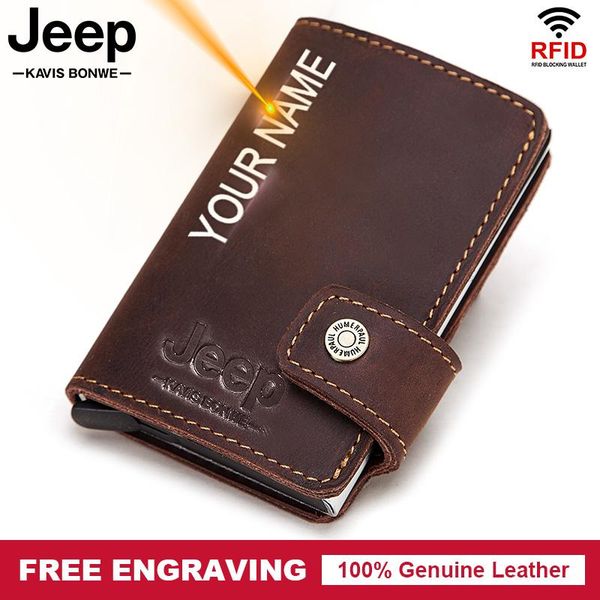 card holders business holder men metal rfid vintage aluminium box crazy horse leather wallet designer up cardholder case, Brown;gray
card holders business holder men metal rfid vintage aluminium box crazy horse leather wallet designer up cardholder case, Brown;gray