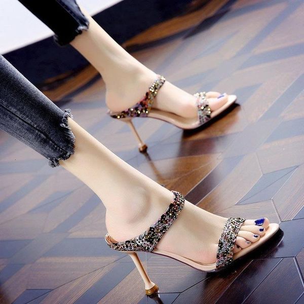 sandals 8cm heels women comfortable slippers sandale femme mules high shoes woman heel for summer l59z, Black
sandals 8cm heels women comfortable slippers sandale femme mules high shoes woman heel for summer l59z, Black