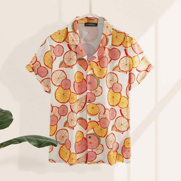 men's casual shirts incerun 2021 men hawaiian shirt short sleeve lapel beach printing vacation blouse streetwear summer breathable, White;black
men's casual shirts incerun 2021 men hawaiian shirt short sleeve lapel beach printing vacation blouse streetwear summer breathable, White;black