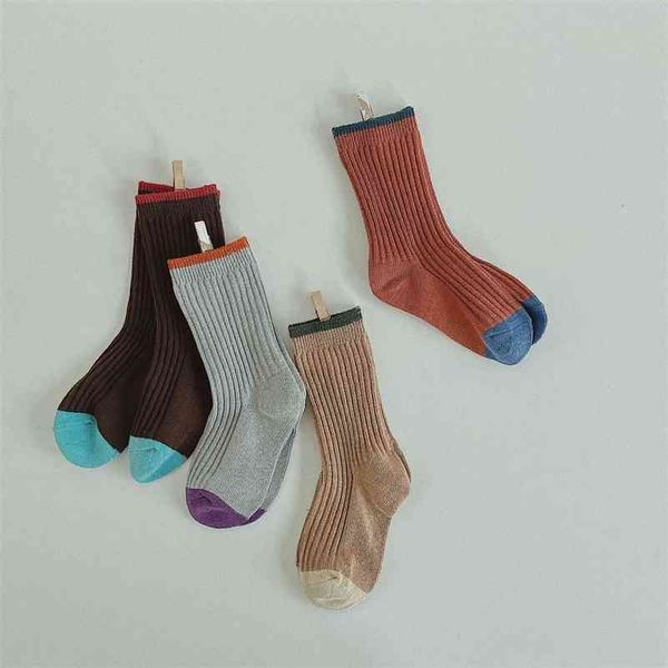 autumn baby boys and girls retro fashion socks kids combed cotton all-match 4 pairs 210708, Pink;yellow
autumn baby boys and girls retro fashion socks kids combed cotton all-match 4 pairs 210708, Pink;yellow