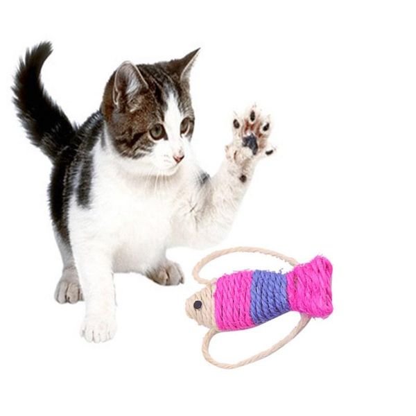 cat toys natural sisal scratching anti slip mat steric fish shape with bright colors post for grinding
cat toys natural sisal scratching anti slip mat steric fish shape with bright colors post for grinding