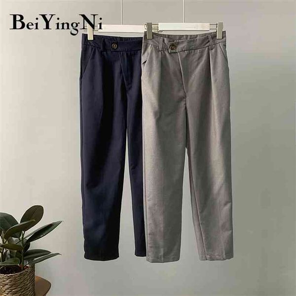 casual suit pants female solid color vintage classic fashion harem women slim streetwear kpop trousers 210506, Black;white
casual suit pants female solid color vintage classic fashion harem women slim streetwear kpop trousers 210506, Black;white