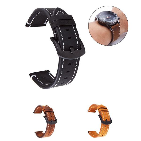 watch bands vintage genuine leather watchbands 18-24mm black dark brown light women men cowhide band strap belt with buckle, Black;brown
watch bands vintage genuine leather watchbands 18-24mm black dark brown light women men cowhide band strap belt with buckle, Black;brown