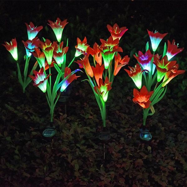 lawn lamps led solar lily flower lamp ground decorative outdoor landscape night scene waterproof garden light
lawn lamps led solar lily flower lamp ground decorative outdoor landscape night scene waterproof garden light