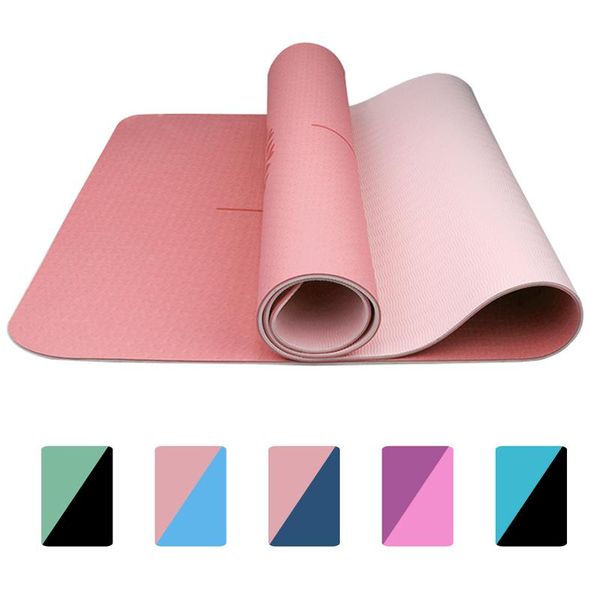 yoga mats tpe mat 6mm for beginner non-slip sports exercise pad with position line home fitness gymnastics pilates
yoga mats tpe mat 6mm for beginner non-slip sports exercise pad with position line home fitness gymnastics pilates