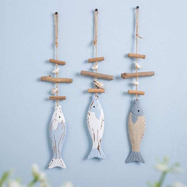 decorative objects & figurines 1pc wooden drifting shell small fish pendant home decor fishnet background tricolor conch string wall hanging
decorative objects & figurines 1pc wooden drifting shell small fish pendant home decor fishnet background tricolor conch string wall hanging