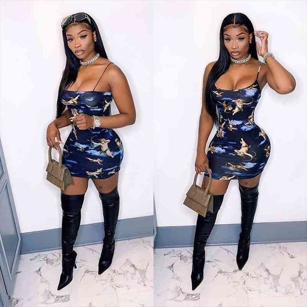 fashion bodycon mini angel women dress print spaghetti strap sleeveless cami for summer holiday clubwear, Black;gray
fashion bodycon mini angel women dress print spaghetti strap sleeveless cami for summer holiday clubwear, Black;gray