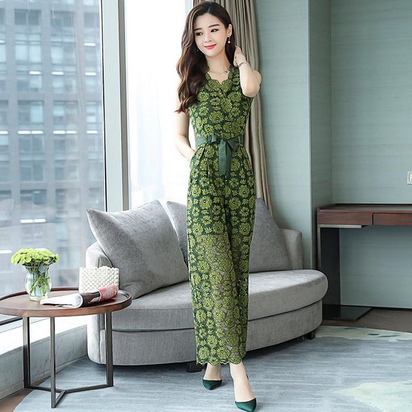 women's jumpsuits & rompers summer hollow out floral v-neck wide leg lace arrival elegant high waist s sales, Black;white
women's jumpsuits & rompers summer hollow out floral v-neck wide leg lace arrival elegant high waist s sales, Black;white