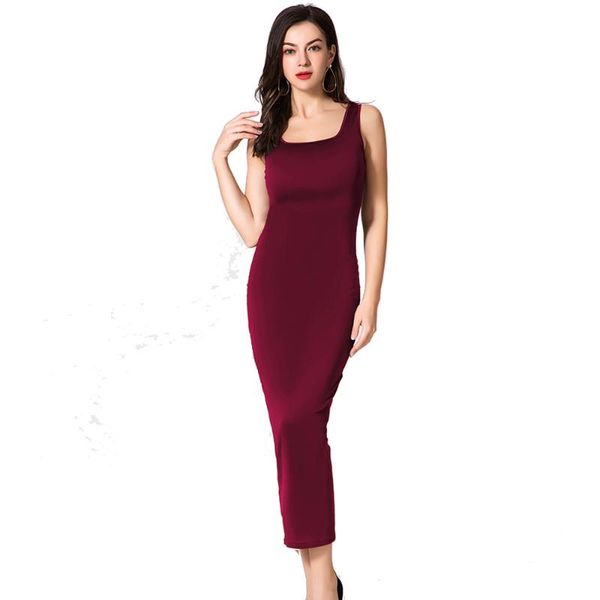 square neck sleeveless bodycon long dress basic women summer party clubwear beach slim elastic ladies cotton dresses casual, Black;gray
square neck sleeveless bodycon long dress basic women summer party clubwear beach slim elastic ladies cotton dresses casual, Black;gray