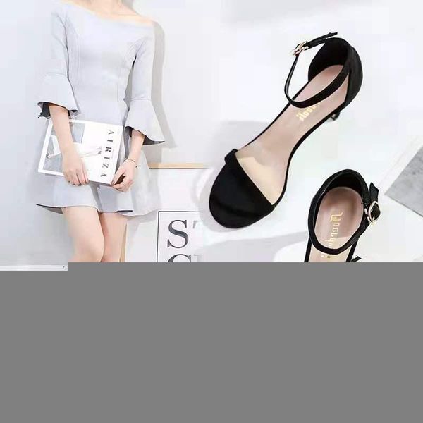 women summer shoes heels female pump high heel wedding dress ladies classic sandals chaussure femme, Black
women summer shoes heels female pump high heel wedding dress ladies classic sandals chaussure femme, Black