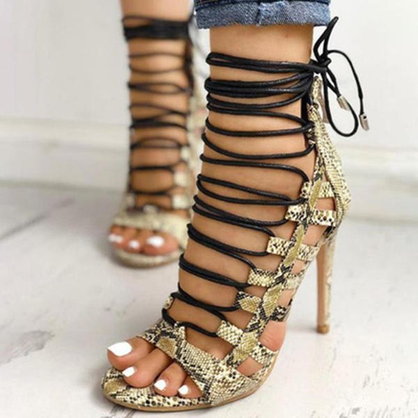 siddons 2021 snake prints women gladiator sandals open toe cut-out ladies party high heels shoes woman stilettos, Black
siddons 2021 snake prints women gladiator sandals open toe cut-out ladies party high heels shoes woman stilettos, Black
