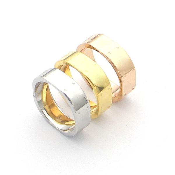 cluster rings jewelry classic for women men couple stainless steel 2021 line punk simple wholesale accessories, Golden;silver
cluster rings jewelry classic for women men couple stainless steel 2021 line punk simple wholesale accessories, Golden;silver