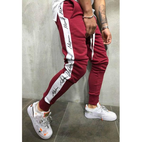 men's pants 2021 fashion trend gym slim fit long pencil trousers hip tracksuit bottoms skinny joggers sweat, Black
men's pants 2021 fashion trend gym slim fit long pencil trousers hip tracksuit bottoms skinny joggers sweat, Black