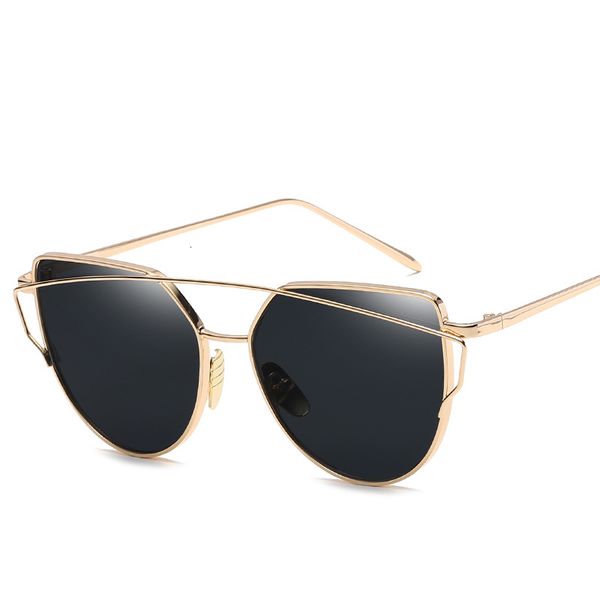 sun glasses fashion cat eye glasses women luxury brand design mirror lens vintage rose gold metal uv400 oculos, White;black
sun glasses fashion cat eye glasses women luxury brand design mirror lens vintage rose gold metal uv400 oculos, White;black